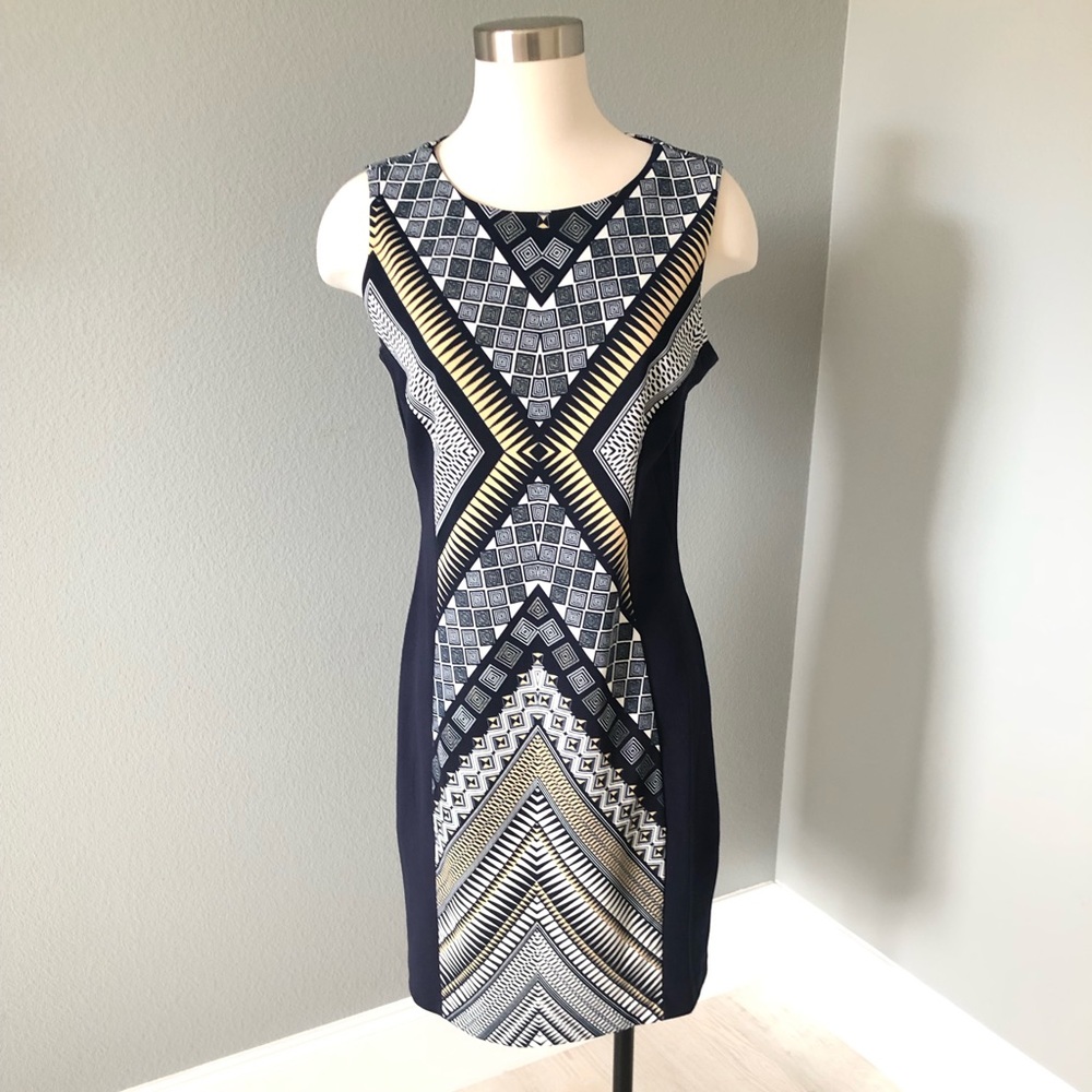 I LE New York New Sleeveless Sheath Dress